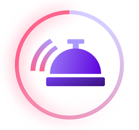 Concierge Agent icon showing a chatbot interface against a purple gradient background