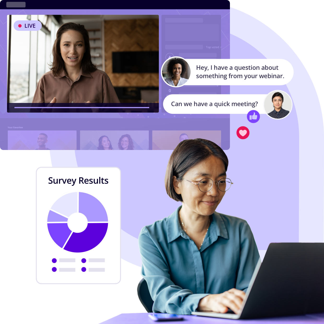 Capture audience engagement insights